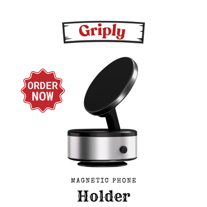 Griply: Magnetic phone holder