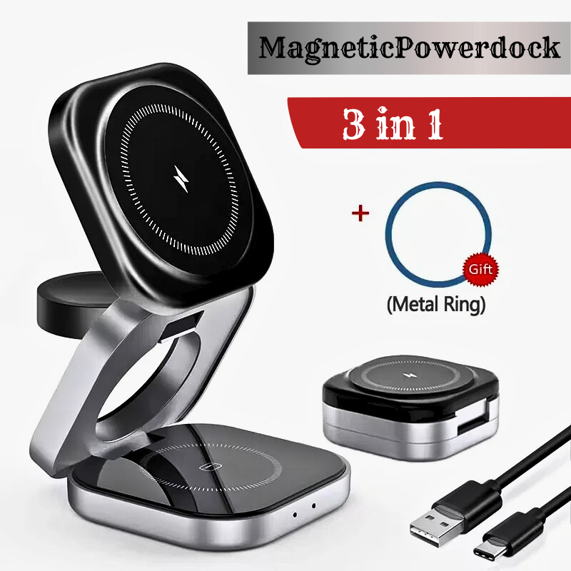 Magnetic PowerDock 3-in-1